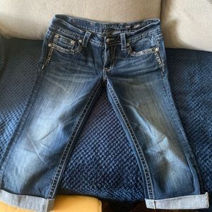 Cropped Miss Me jeans